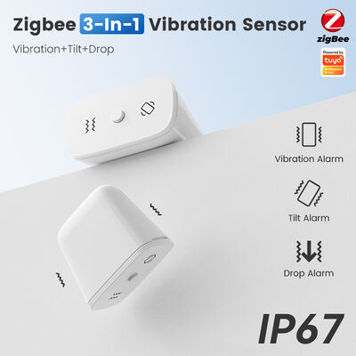 buy Tuya 지그비 3in1 스마트 센서 (진동, 기울기, 낙하 알람 포함), IP67 방수, 전반적인 스마트 홈 앱을 통한 실시간 감지 온라인 제조