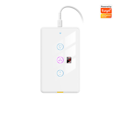 좋은 가격 Tuya WiFi 팬 라이트 스위치 타이머와 음성 제어, 스마트 홈 자동화를 위해 알렉사 및 구글 홈과 호환 온라인으로